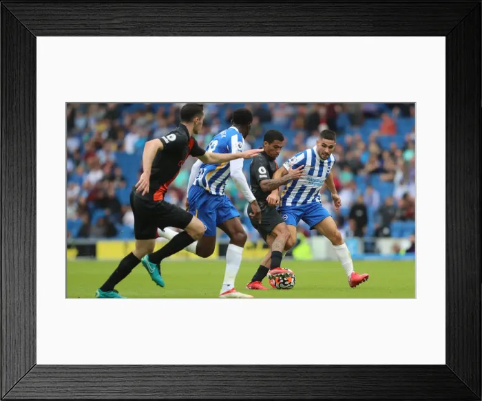 Framed Print : Intense Premier League Showdown: Brighton & Hove Albion vs. Everton (28AUG21) Framed Print : Intense Premier League Showdown: Brighton & Hove Albion vs. Everton (28AUG21)