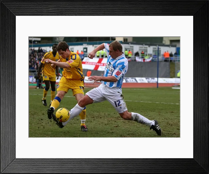 Framed Print : Richard Carpenter vs Leicester City Framed Print : Richard Carpenter vs Leicester City