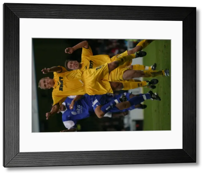 Framed Print : Richard Carpenter vs Gillingham Framed Print : Richard Carpenter vs Gillingham