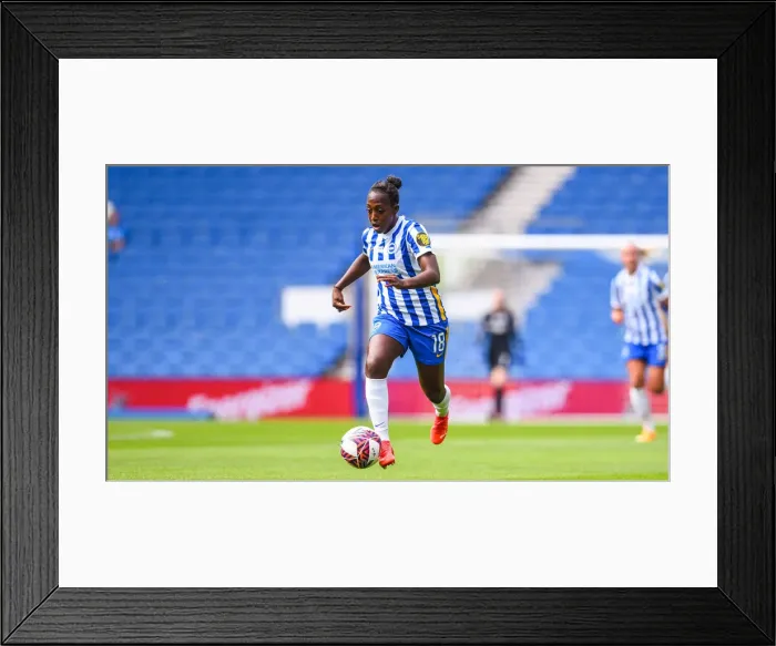 Framed Print : 2021 / 22 WSL: Brighton & Hove Albion Women vs. West Ham United Women Clash at American Express Community Stadium Framed Print : 2021 / 22 WSL: Brighton & Hove Albion Women vs. West Ham United Women Clash at American Express Community Stadium