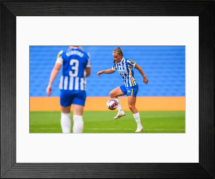Framed Print : Match action during the Premier League match between Brighton and Hove Albion Women Framed Print : Match action during the Premier League match between Brighton and Hove Albion Women
