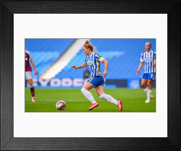 Framed Print : Brighton & Hove Albion Women vs. West Ham United Women: 2021 / 22 WSL Showdown at American Express Community Stadium Framed Print : Brighton & Hove Albion Women vs. West Ham United Women: 2021 / 22 WSL Showdown at American Express Community Stadium