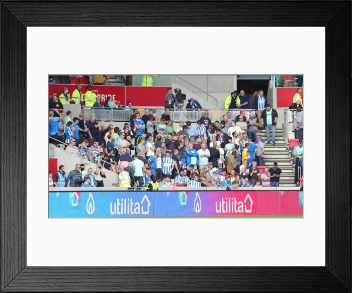 Framed Print : Intense Premier League Showdown: Brentford vs. Brighton and Hove Albion (11SEP21)
