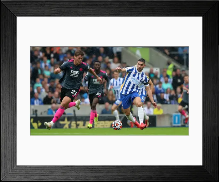 Framed Print : Brighton and Hove Albion v Leicester City Premier League 19SEP21 Framed Print : Brighton and Hove Albion v Leicester City Premier League 19SEP21
