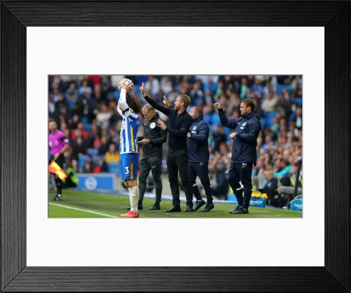 Framed Print : Premier League Showdown: Brighton & Hove Albion vs. Leicester City (19SEP21)