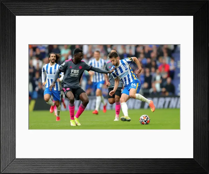 Framed Print : Premier League Showdown: Brighton & Hove Albion vs. Leicester City (19SEP21) Framed Print : Premier League Showdown: Brighton & Hove Albion vs. Leicester City (19SEP21)