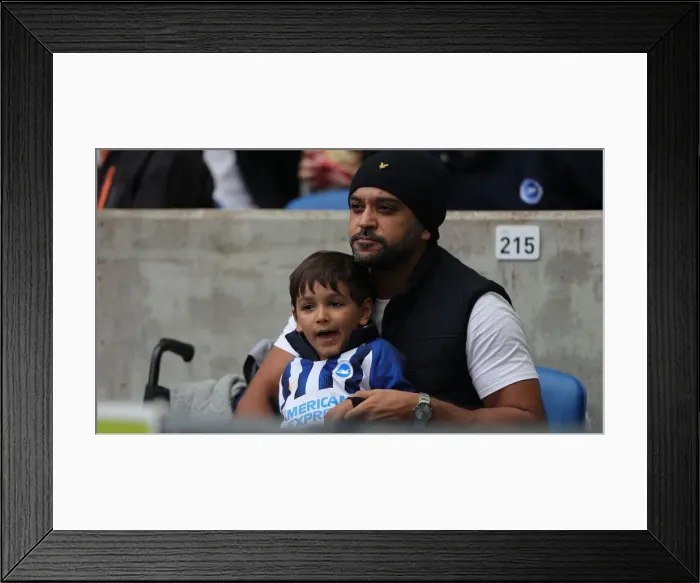 Framed Print : Premier League Showdown: Brighton & Hove Albion vs. Leicester City (19SEP21) Framed Print : Premier League Showdown: Brighton & Hove Albion vs. Leicester City (19SEP21)