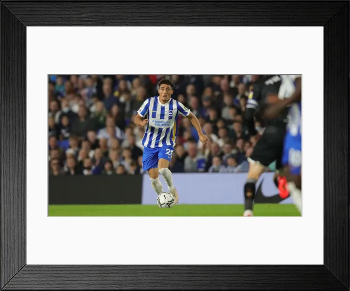 Framed Print : Brighton & Hove Albion vs Swansea City: Carabao Cup Clash at American Express Community Stadium (Sept 22, 2021)