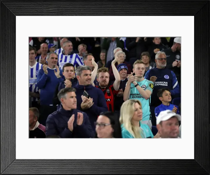 Framed Print : Brighton & Hove Albion vs Swansea City: Carabao Cup Clash at American Express Community Stadium (September 22, 2021)