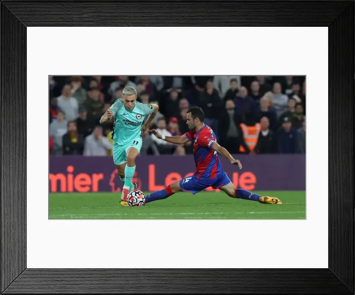 Framed Print : Premier League Showdown: Crystal Palace vs. Brighton & Hove Albion at Selhurst Park (27SEP21)