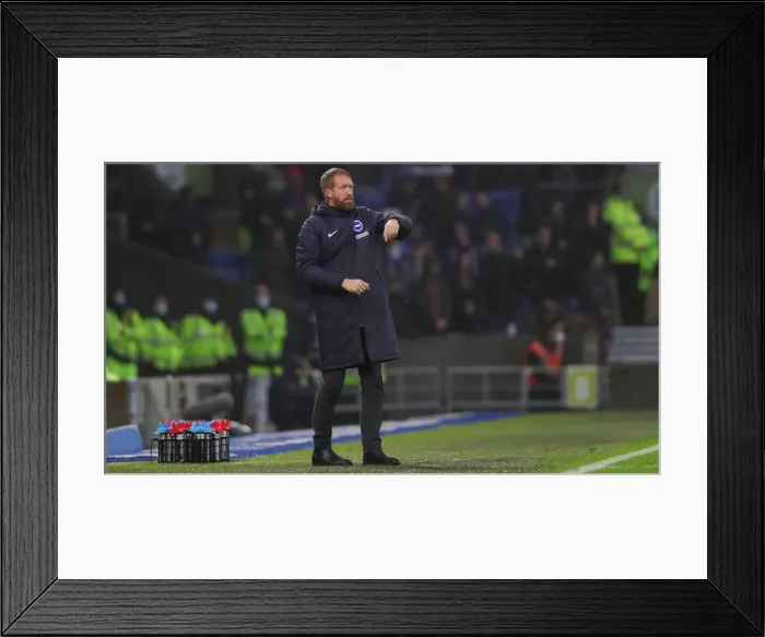 Framed Print : Intense Premier League Showdown: Brighton & Hove Albion vs Arsenal (02.10.21) Framed Print : Intense Premier League Showdown: Brighton & Hove Albion vs Arsenal (02.10.21)