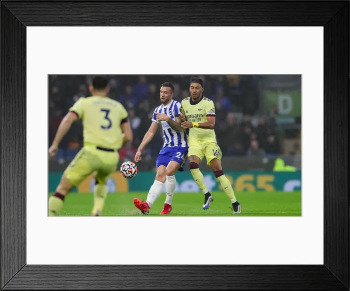 Framed Print : Intense Premier League Showdown: Brighton & Hove Albion vs. Arsenal (02OCT21) Framed Print : Intense Premier League Showdown: Brighton & Hove Albion vs. Arsenal (02OCT21)