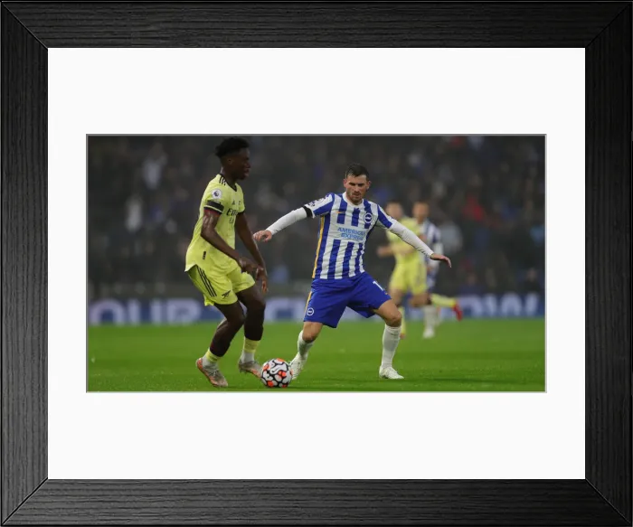 Framed Print : Intense Premier League Showdown: Brighton & Hove Albion vs. Arsenal (02.10.21) Framed Print : Intense Premier League Showdown: Brighton & Hove Albion vs. Arsenal (02.10.21)