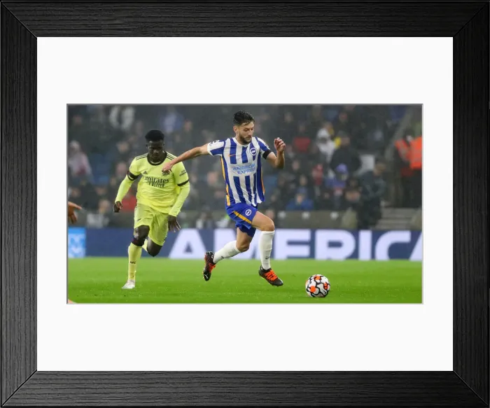 Framed Print : Intense Premier League Showdown: Brighton & Hove Albion vs. Arsenal (02.10.21) Framed Print : Intense Premier League Showdown: Brighton & Hove Albion vs. Arsenal (02.10.21)