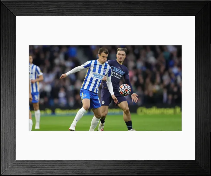 Framed Print : Brighton and Hove Albion v Manchester City Premier League 23OCT21 Framed Print : Brighton and Hove Albion v Manchester City Premier League 23OCT21