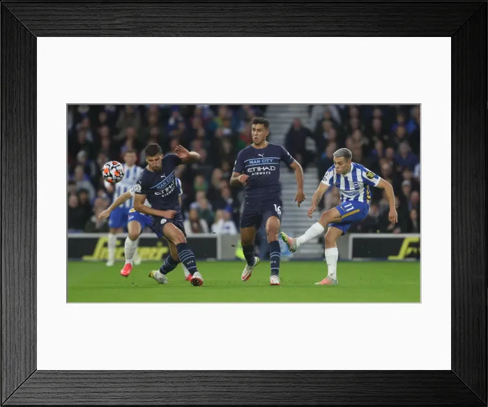 Framed Print : Intense Premier League Showdown: Brighton & Hove Albion vs Manchester City (23rd October 2021) Framed Print : Intense Premier League Showdown: Brighton & Hove Albion vs Manchester City (23rd October 2021)