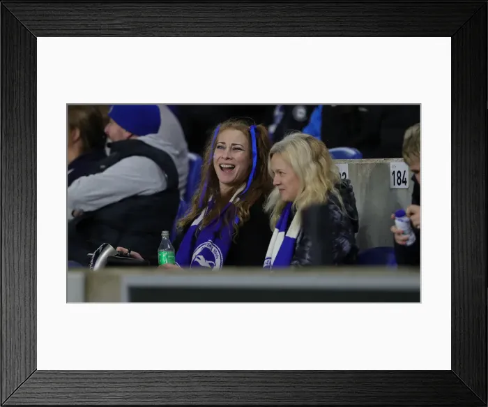 Framed Print : Intense Premier League Showdown: Brighton & Hove Albion vs. Manchester City (23rd October 2021)