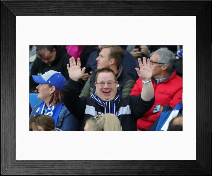 Framed Print : Intense Premier League Showdown: Brighton & Hove Albion vs Manchester City (23OCT21)