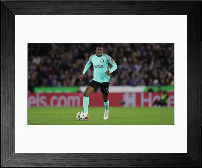 Framed Print : Carabao Cup Showdown: Leicester City vs. Brighton & Hove Albion at King Power Stadium (27th October 2021)