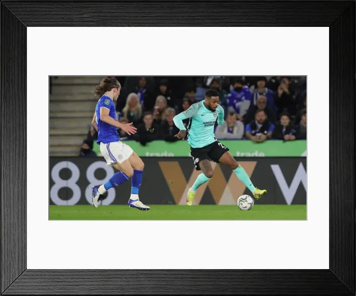 Framed Print : Leicester City vs. Brighton and Hove Albion: Carabao Cup Clash at King Power Stadium (27OCT21) Framed Print : Leicester City vs. Brighton and Hove Albion: Carabao Cup Clash at King Power Stadium (27OCT21)