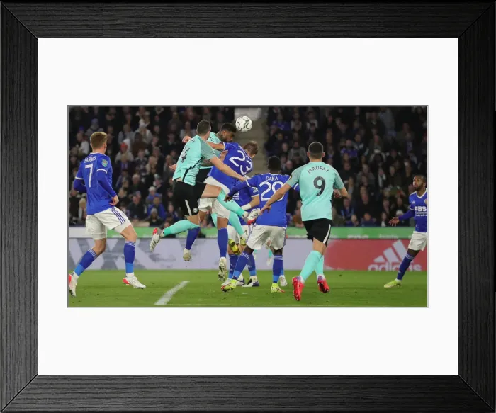 Framed Print : Intense Clash: Leicester City vs. Brighton & Hove Albion in Carabao Cup at King Power Stadium (27OCT21) Framed Print : Intense Clash: Leicester City vs. Brighton & Hove Albion in Carabao Cup at King Power Stadium (27OCT21)