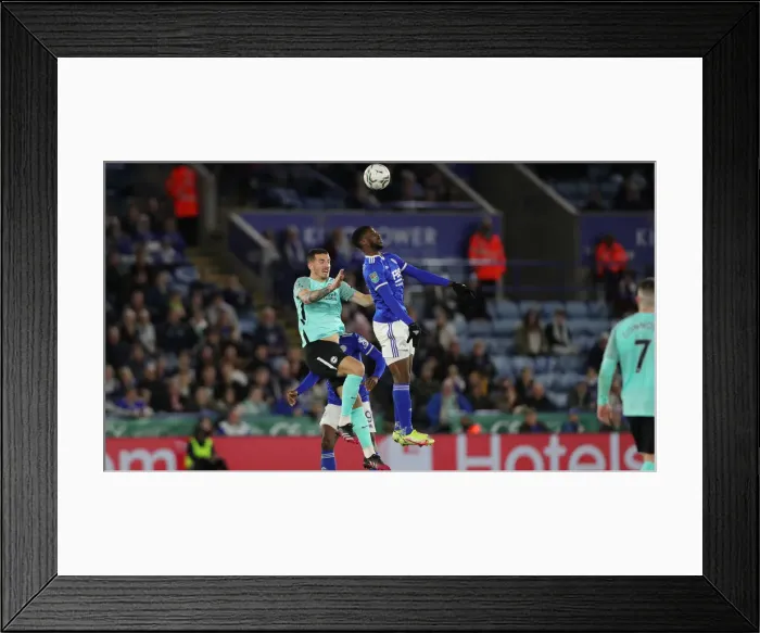 Framed Print : Carabao Cup Showdown: Leicester City vs. Brighton & Hove Albion at King Power Stadium (27th October 2021) Framed Print : Carabao Cup Showdown: Leicester City vs. Brighton & Hove Albion at King Power Stadium (27th October 2021)