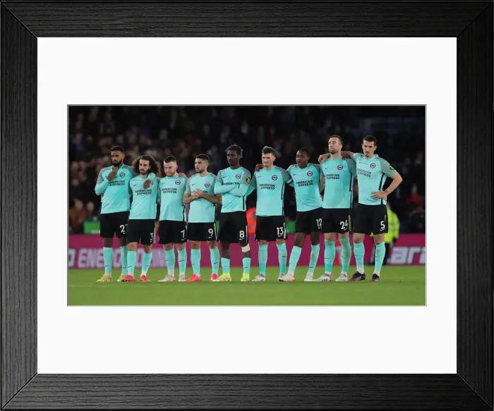 Framed Print : Carabao Cup: Leicester City vs. Brighton and Hove Albion at King Power Stadium (27OCT21) - Intense Match Action Framed Print : Carabao Cup: Leicester City vs. Brighton and Hove Albion at King Power Stadium (27OCT21) - Intense Match Action
