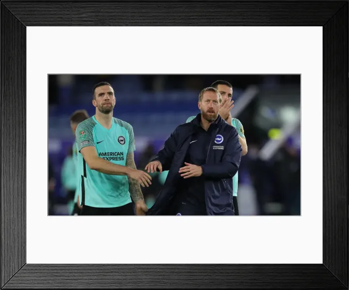Framed Print : Carabao Cup: Intense Clash between Leicester City and Brighton & Hove Albion at King Power Stadium (27th October 2021) Framed Print : Carabao Cup: Intense Clash between Leicester City and Brighton & Hove Albion at King Power Stadium (27th October 2021)