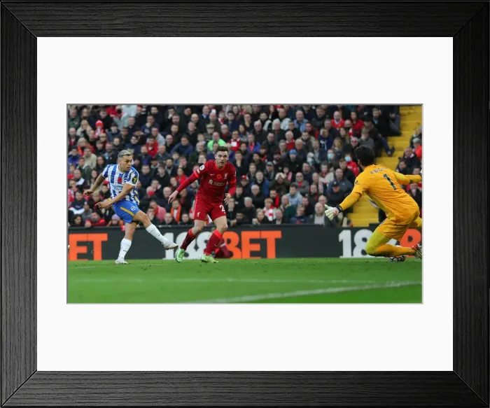 Framed Print : Premier League Clash: Liverpool vs. Brighton and Hove Albion at Anfield (30.10.21) Framed Print : Premier League Clash: Liverpool vs. Brighton and Hove Albion at Anfield (30.10.21)