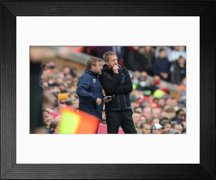 Framed Print : Showdown at Anfield: Liverpool vs. Brighton & Hove Albion - 2021 / 22 Premier League Clash Framed Print : Showdown at Anfield: Liverpool vs. Brighton & Hove Albion - 2021 / 22 Premier League Clash