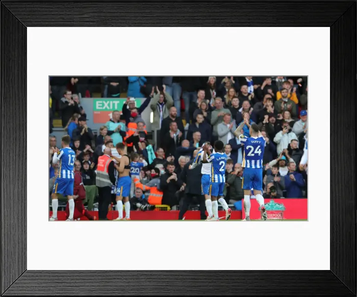 Framed Print : Premier League Battle: Liverpool vs. Brighton and Hove Albion at Anfield (30.10.21) Framed Print : Premier League Battle: Liverpool vs. Brighton and Hove Albion at Anfield (30.10.21)