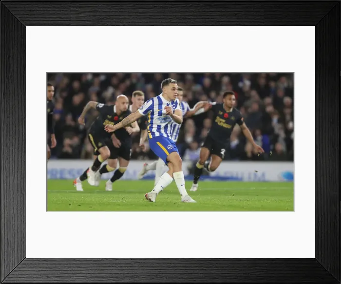 Framed Print : Premier League Showdown: Brighton vs. Newcastle United at American Express Community Stadium (Nov. 6, 2021)