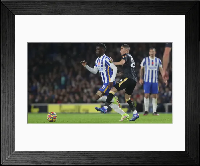 Framed Print : Brighton vs. Newcastle: Premier League Battle at American Express Community Stadium (06NOV21) Framed Print : Brighton vs. Newcastle: Premier League Battle at American Express Community Stadium (06NOV21)