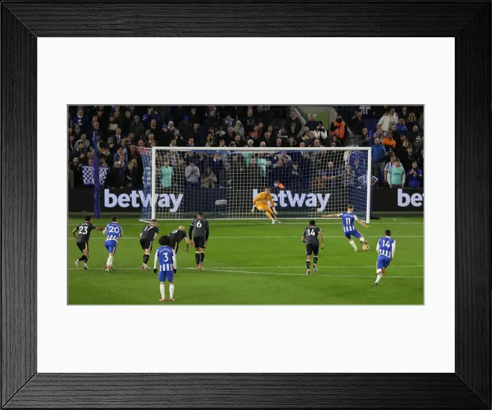 Framed Print : Intense Premier League Clash: Brighton & Hove Albion vs. Newcastle United (6th November 2021) Framed Print : Intense Premier League Clash: Brighton & Hove Albion vs. Newcastle United (6th November 2021)