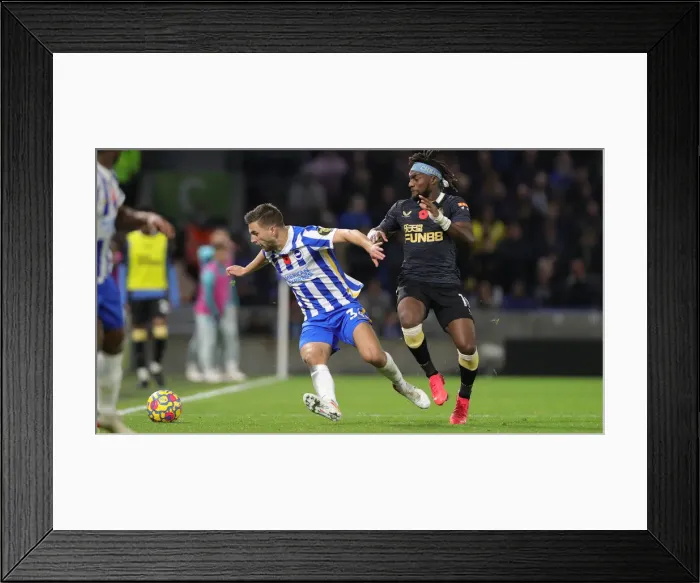 Framed Print : Brighton and Hove Albion vs. Newcastle United: Premier League Clash at American Express Community Stadium (Nov. 6, 2021) Framed Print : Brighton and Hove Albion vs. Newcastle United: Premier League Clash at American Express Community Stadium (Nov. 6, 2021)