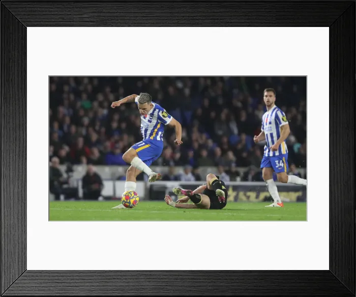 Framed Print : Intense Premier League Clash: Brighton & Hove Albion vs. Newcastle United (6th November 2021) Framed Print : Intense Premier League Clash: Brighton & Hove Albion vs. Newcastle United (6th November 2021)