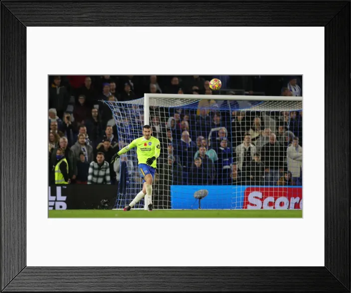 Framed Print : Intense Premier League Clash: Brighton & Hove Albion vs. Newcastle United (6th November 2021) Framed Print : Intense Premier League Clash: Brighton & Hove Albion vs. Newcastle United (6th November 2021)