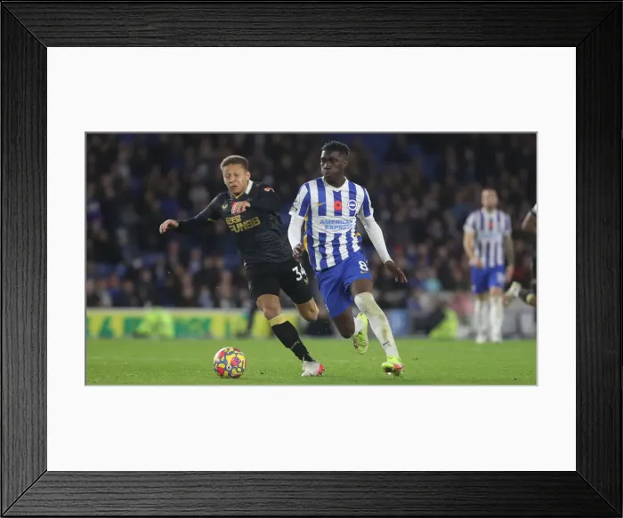 Framed Print : Brighton and Hove Albion vs. Newcastle United: Intense Premier League Clash at American Express Community Stadium (6th November 2021) Framed Print : Brighton and Hove Albion vs. Newcastle United: Intense Premier League Clash at American Express Community Stadium (6th November 2021)