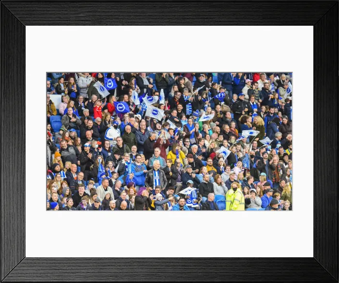 Framed Print : Intense WSL Clash: Brighton & Hove Albion Women vs. Leicester City Women (14NOV21)