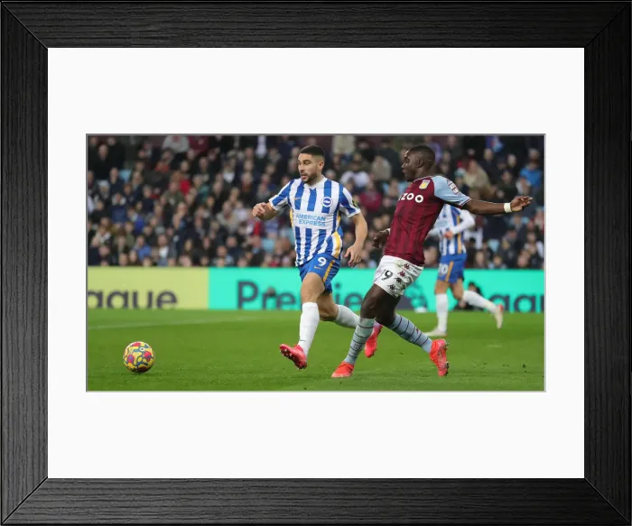 Framed Print : Premier League Showdown: Aston Villa vs. Brighton & Hove Albion (20NOV21) Framed Print : Premier League Showdown: Aston Villa vs. Brighton & Hove Albion (20NOV21)