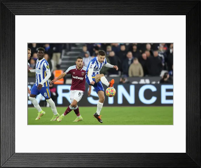 Framed Print : Decisive Moment: West Ham vs. Brighton - Premier League Showdown at The London Stadium (01DEC21) Framed Print : Decisive Moment: West Ham vs. Brighton - Premier League Showdown at The London Stadium (01DEC21)