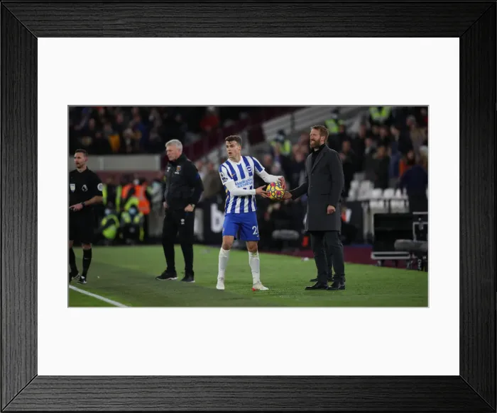 Framed Print : Decisive Moment: West Ham vs. Brighton - Premier League Clash (01DEC21) Framed Print : Decisive Moment: West Ham vs. Brighton - Premier League Clash (01DEC21)