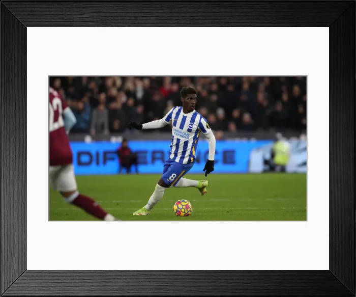 Framed Print : Decisive Moment: West Ham vs. Brighton at The London Stadium (1st December 2021) Framed Print : Decisive Moment: West Ham vs. Brighton at The London Stadium (1st December 2021)