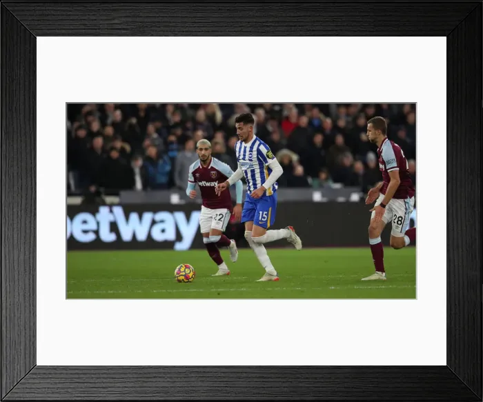 Framed Print : Decisive Moment: West Ham vs. Brighton - Premier League Showdown at The London Stadium (01DEC21) Framed Print : Decisive Moment: West Ham vs. Brighton - Premier League Showdown at The London Stadium (01DEC21)