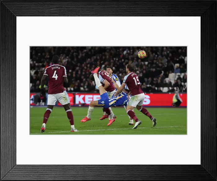 Framed Print : Decisive Moment: West Ham vs. Brighton - Premier League Clash at The London Stadium (01DEC21) Framed Print : Decisive Moment: West Ham vs. Brighton - Premier League Clash at The London Stadium (01DEC21)