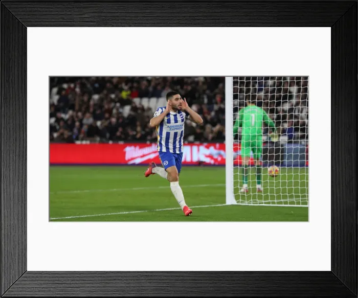 Framed Print : Decisive Moment at The London Stadium: West Ham United vs. Brighton and Hove Albion (1st December 2021) Framed Print : Decisive Moment at The London Stadium: West Ham United vs. Brighton and Hove Albion (1st December 2021)