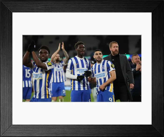 Framed Print : Decisive Moment: West Ham vs. Brighton - Premier League Clash (01DEC21) Framed Print : Decisive Moment: West Ham vs. Brighton - Premier League Clash (01DEC21)