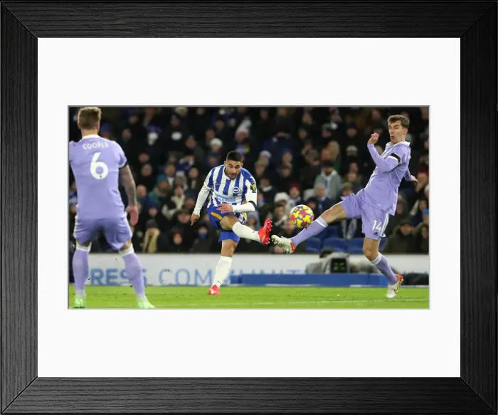 Framed Print : Brighton and Hove Albion v Leeds United Premier League 27NOV21 Framed Print : Brighton and Hove Albion v Leeds United Premier League 27NOV21