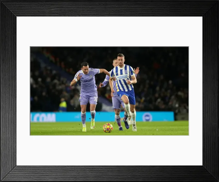 Framed Print : Intense Premier League Showdown: Brighton & Hove Albion vs. Leeds United - November 2021 Framed Print : Intense Premier League Showdown: Brighton & Hove Albion vs. Leeds United - November 2021