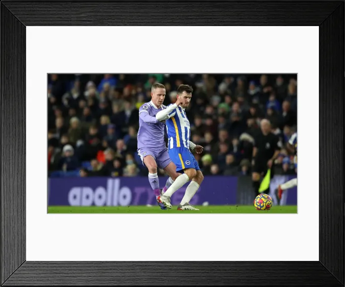 Framed Print : Premier League Clash: Brighton & Hove Albion vs Leeds United (November 27, 2021) Framed Print : Premier League Clash: Brighton & Hove Albion vs Leeds United (November 27, 2021)